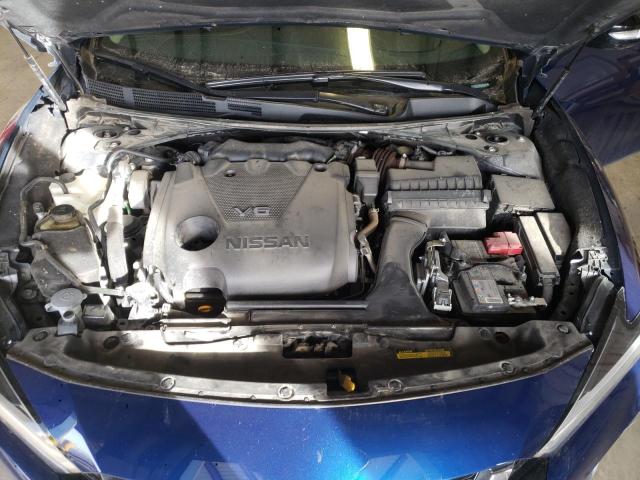 1N4AA6CV1MC510170 - 2021 NISSAN MAXIMA SV BLUE photo 11