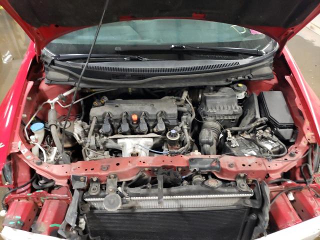 2HGFG3B57DH508159 - 2013 HONDA CIVIC LX RED photo 11