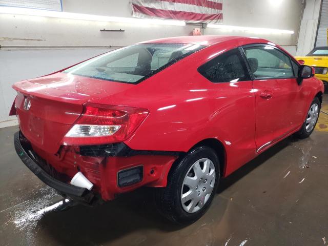 2HGFG3B57DH508159 - 2013 HONDA CIVIC LX RED photo 3