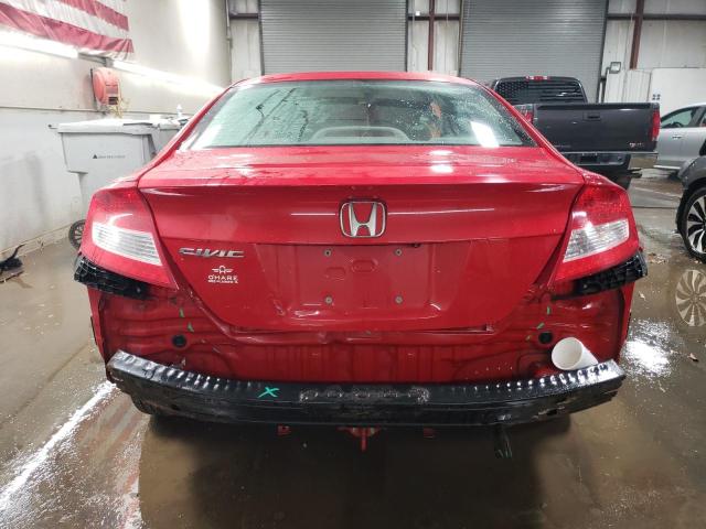 2HGFG3B57DH508159 - 2013 HONDA CIVIC LX RED photo 6