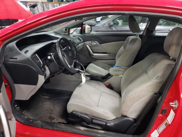 2HGFG3B57DH508159 - 2013 HONDA CIVIC LX RED photo 7