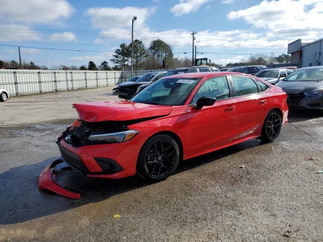 2HGFE2F56NH516796 - 2022 HONDA CIVIC SPORT RED photo 1