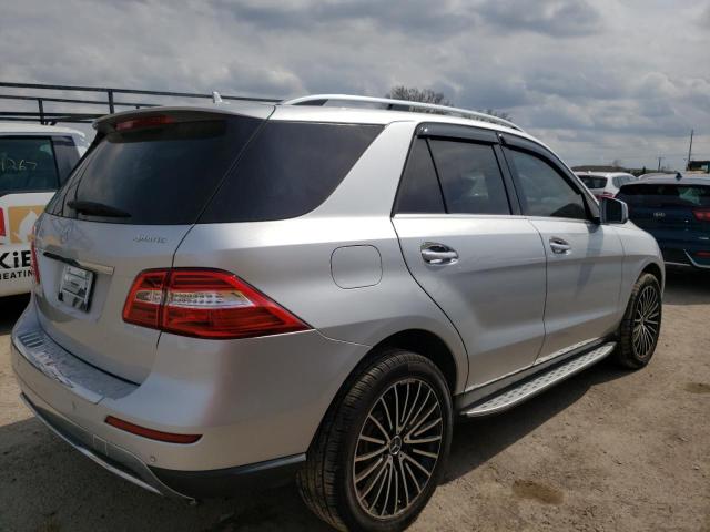 4JGDA5JB1DA110966 - 2013 MERCEDES-BENZ ML 350 SILVER photo 3