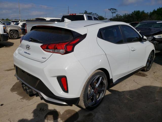 KMHTH6AB5KU011575 - 2019 HYUNDAI VELOSTER TURBO WHITE photo 3