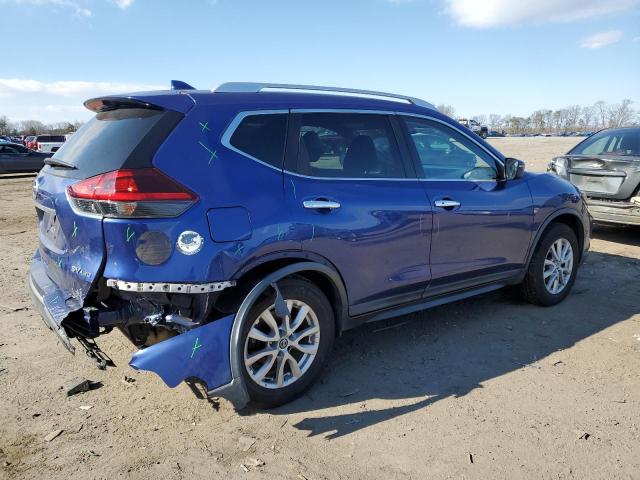 KNMAT2MVXJP545970 - 2018 NISSAN ROGUE S BLUE photo 3