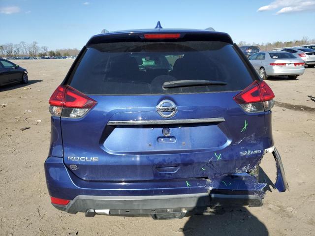 KNMAT2MVXJP545970 - 2018 NISSAN ROGUE S BLUE photo 6