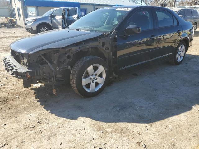 3FAHP07Z18R103254 - 2008 FORD FUSION SE BLACK photo 1