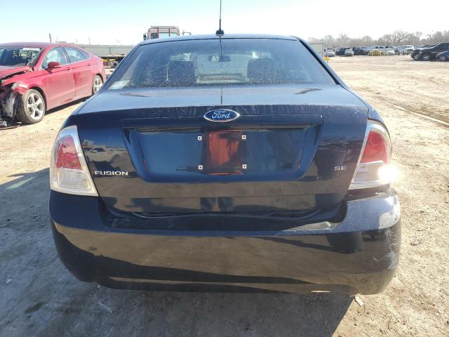 3FAHP07Z18R103254 - 2008 FORD FUSION SE BLACK photo 6