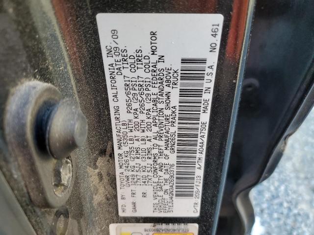 5TEJU4GN3AZ690376 - 2010 TOYOTA TACOMA DOUBLE CAB PRERUNNER BLACK photo 13