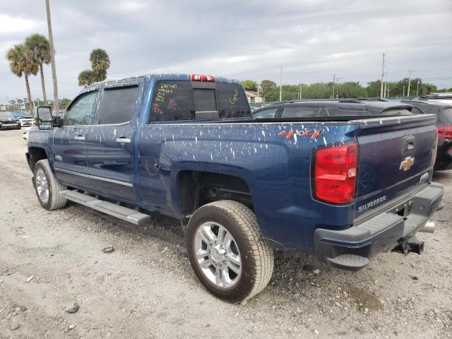 1GC1KUEY7KF211376 - 2019 CHEVROLET SILVERADO K2500 HIGH COUNTRY BLUE photo 2