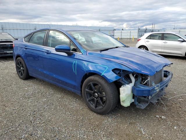 3FA6P0H7XHR119943 - 2017 FORD FUSION SE BLUE photo 4