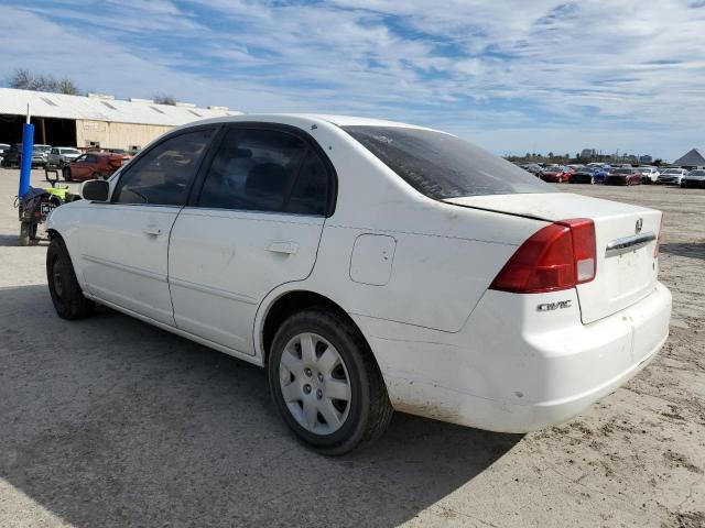 2HGES26762H535883 - 2002 HONDA CIVIC EX WHITE photo 2