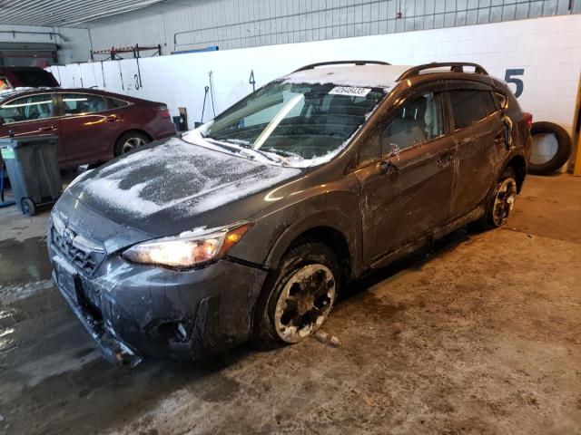 JF2GTACC1M9319167 - 2021 SUBARU CROSSTREK PREMIUM GRAY photo 1