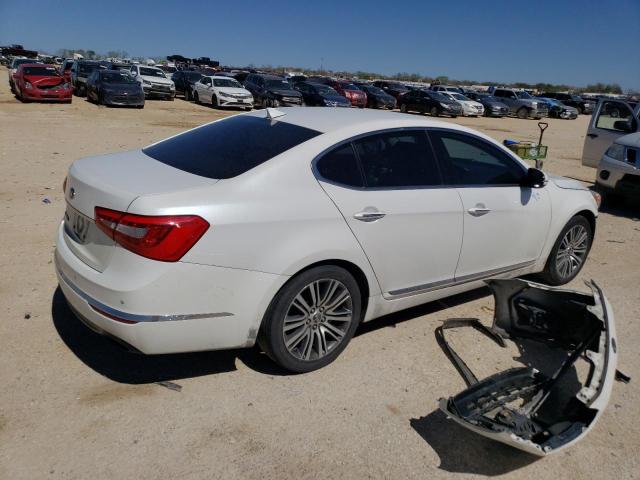 KNALN4D7XE5165770 - 2014 KIA CADENZA PR WHITE photo 3