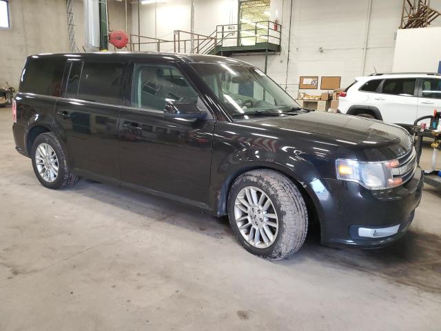 2FMHK6C84EBD33028 - 2014 FORD FLEX SEL BLACK photo 4