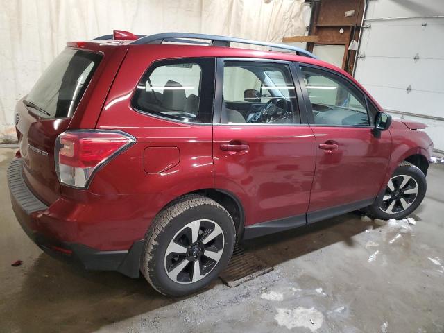 JF2SJABCXJH462377 - 2018 SUBARU FORESTER 2.5I BURGUNDY photo 3