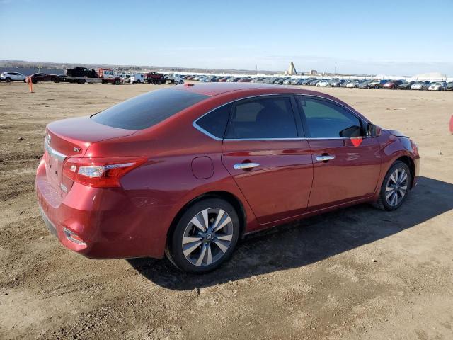 3N1AB7AP4KY393984 - 2019 NISSAN SENTRA S RED photo 3