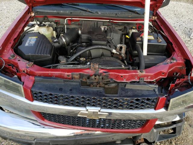 1GCCS148558138476 - 2005 CHEVROLET COLORADO BURGUNDY photo 11