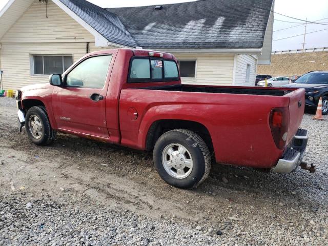 1GCCS148558138476 - 2005 CHEVROLET COLORADO BURGUNDY photo 2