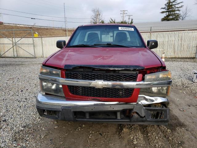 1GCCS148558138476 - 2005 CHEVROLET COLORADO BURGUNDY photo 5