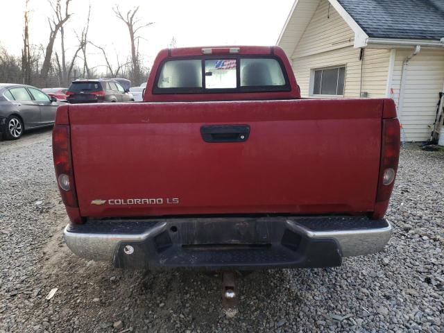 1GCCS148558138476 - 2005 CHEVROLET COLORADO BURGUNDY photo 6