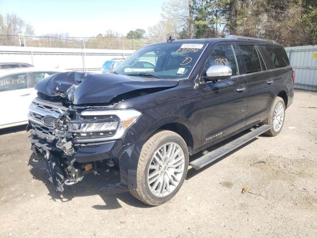 1FMJK1MT9NEA61586 - 2022 FORD EXPEDITION MAX PLATINUM BLACK photo 1