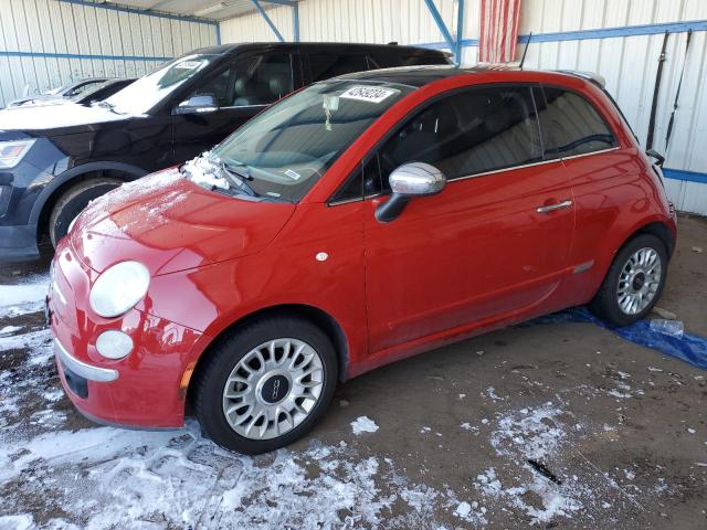 3C3CFFCR1CT118031 - 2012 FIAT 500 LOUNGE RED photo 1