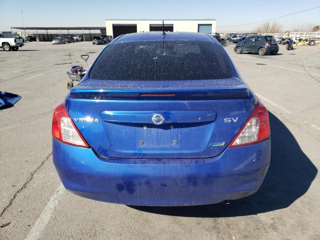 3N1CN7AP2DL881380 - 2013 NISSAN VERSA S BLUE photo 6