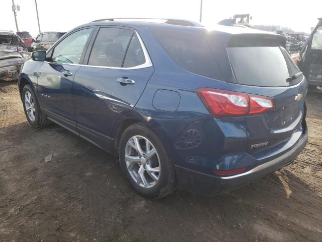 2GNAXXEV5K6150782 - 2019 CHEVROLET EQUINOX PREMIER BLUE photo 2