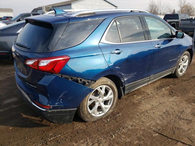 2GNAXXEV5K6150782 - 2019 CHEVROLET EQUINOX PREMIER BLUE photo 3