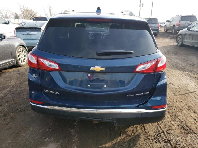 2GNAXXEV5K6150782 - 2019 CHEVROLET EQUINOX PREMIER BLUE photo 6