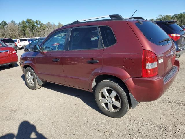 KM8JM12B27U613345 - 2007 HYUNDAI TUCSON GLS RED photo 2