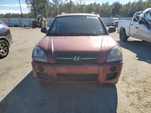 KM8JM12B27U613345 - 2007 HYUNDAI TUCSON GLS RED photo 5