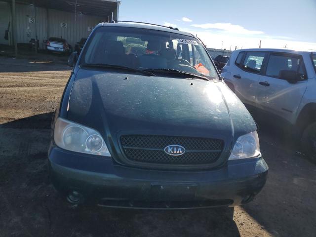 KNDUP132356718923 - 2005 KIA SEDONA EX GREEN photo 5