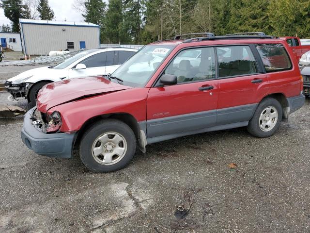 JF1SF6358YH724488 - 2000 SUBARU FORESTER L RED photo 1