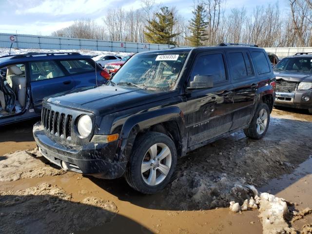 1C4NJRCB1CD635925 - 2012 JEEP PATRIOT LIMITED BLACK photo 1