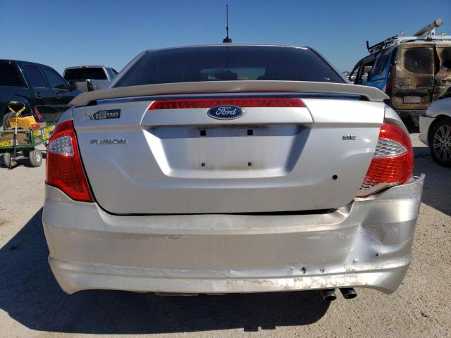 3FAHP0HA1CR150575 - 2012 FORD FUSION SE SILVER photo 6