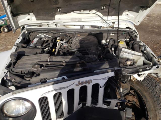 1C4AJWBG0DL528401 - 2013 JEEP WRANGLER SAHARA WHITE photo 11