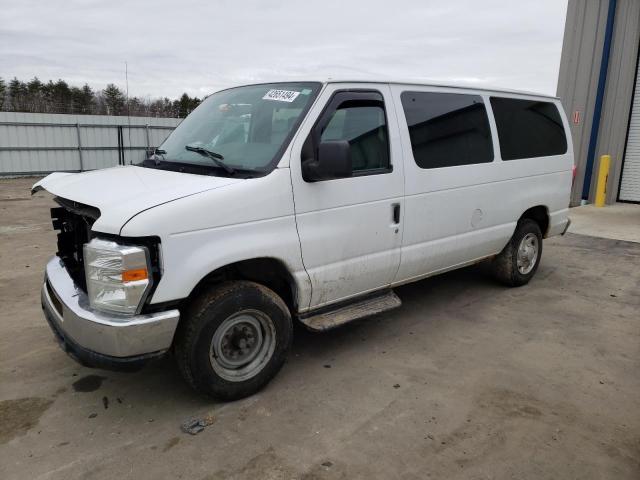 1FMNE1BW4EDA85645 - 2014 FORD ECONOLINE E150 WAGON WHITE photo 1