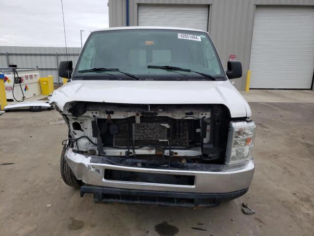 1FMNE1BW4EDA85645 - 2014 FORD ECONOLINE E150 WAGON WHITE photo 5