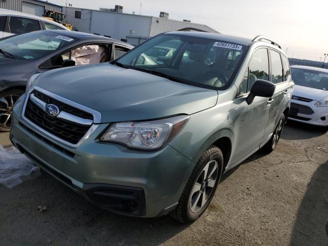 JF2SJABC4HH525869 - 2017 SUBARU FORESTER 2.5I TEAL photo 1