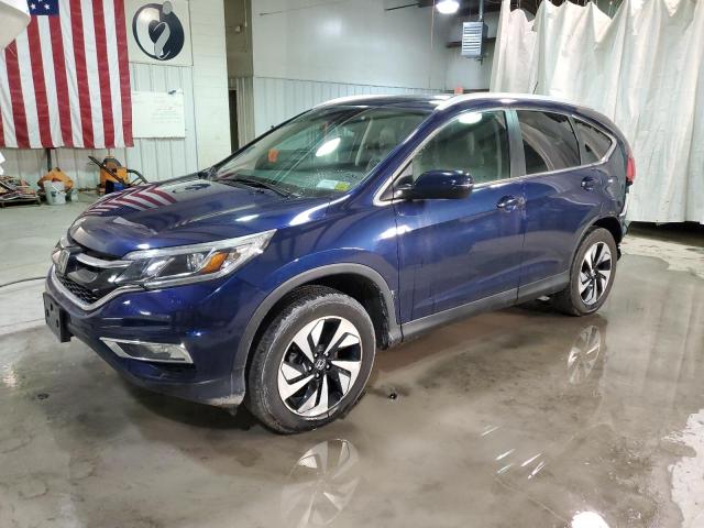 5J6RM4H95GL016851 - 2016 HONDA CR-V TOURING BLUE photo 1