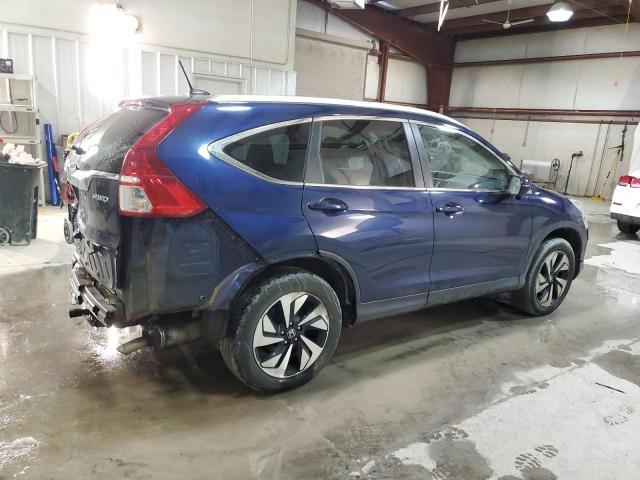 5J6RM4H95GL016851 - 2016 HONDA CR-V TOURING BLUE photo 3