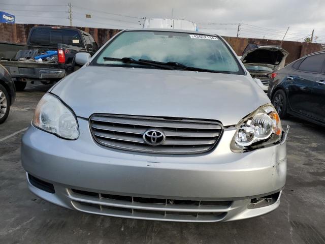 JTDBR32E042022003 - 2004 TOYOTA COROLLA CE SILVER photo 5