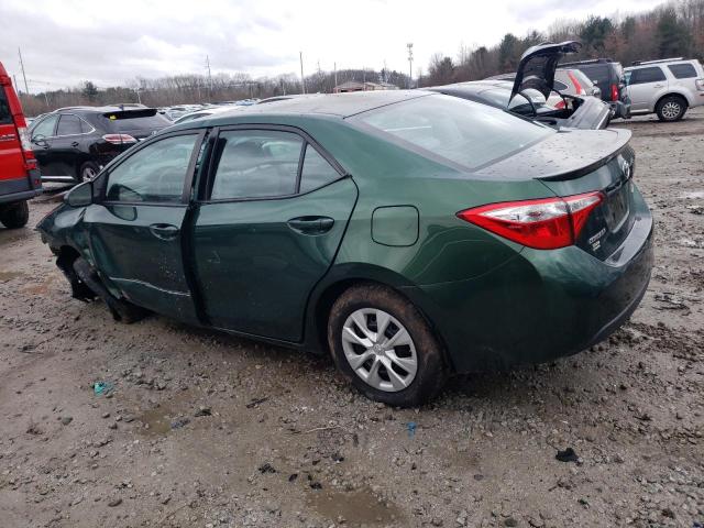 2T1BPRHE9GC536440 - 2016 TOYOTA COROLLA ECO GREEN photo 2