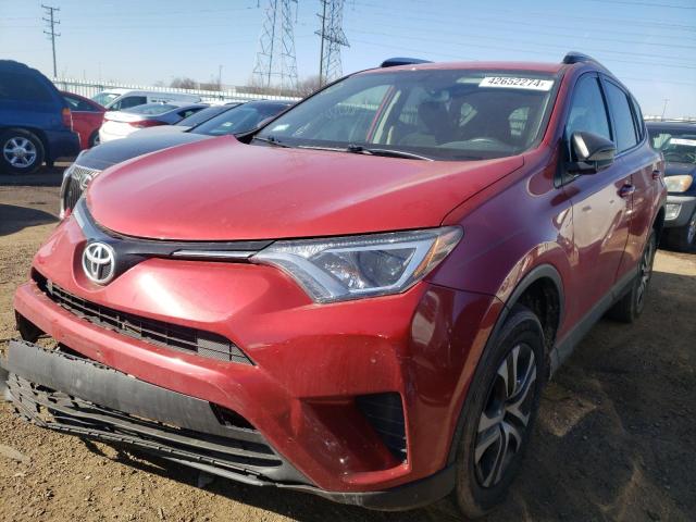 JTMZFREV2GJ087158 - 2016 TOYOTA RAV4 LE RED photo 1