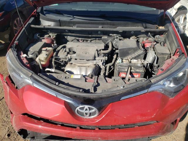 JTMZFREV2GJ087158 - 2016 TOYOTA RAV4 LE RED photo 11