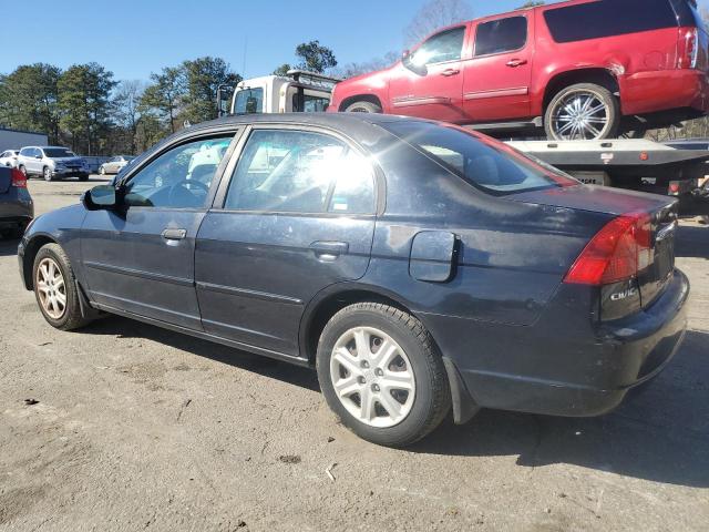 2HGES26863H611113 - 2003 HONDA CIVIC EX BLACK photo 2