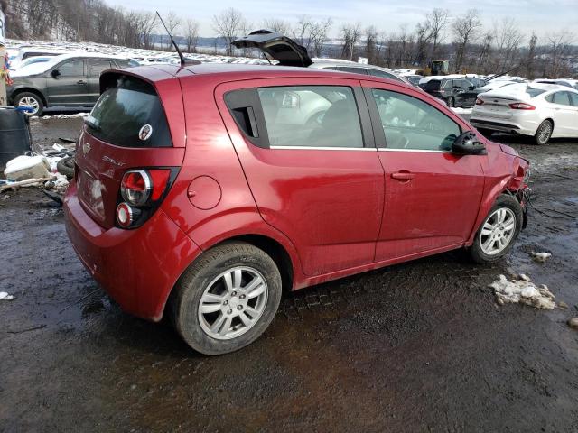 1G1JC6SG7E4160832 - 2014 CHEVROLET SONIC LT RED photo 3