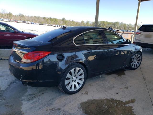 W04G15GV0B1087089 - 2011 BUICK REGAL CXL BLACK photo 3